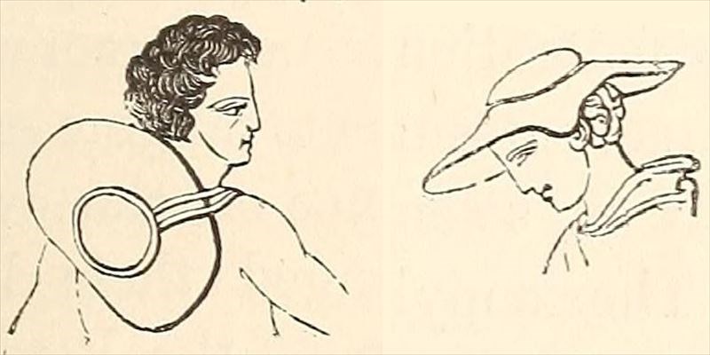 古代ギリシャの帽子ペタソス