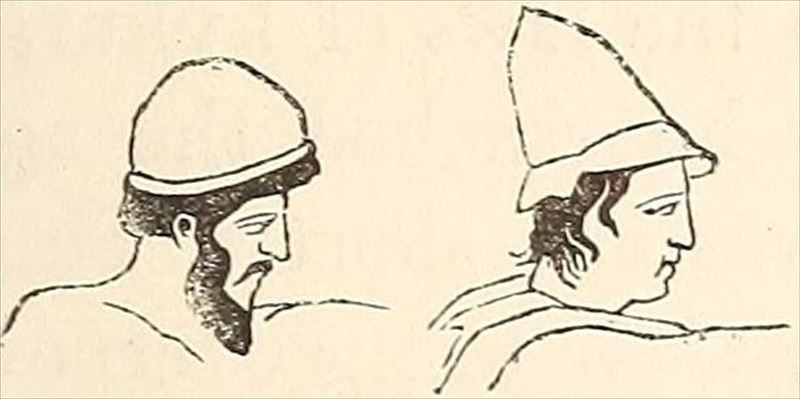 古代ローマの帽子ピレウス