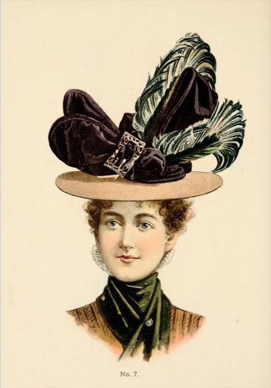 1899-1900年のニューヨークの百貨店の帽子カタログ2