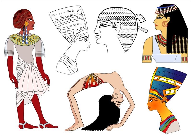 古代エジプトの様々なスタイル