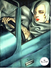 「自画像」1929年　タマラ・ド・レンピッカ