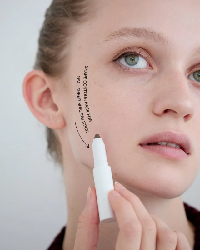 シアー シェーディング スティック 塗布例