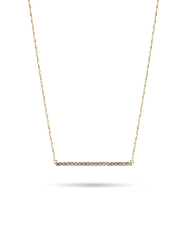 0.4ct ダイヤモンド ラインネックレス