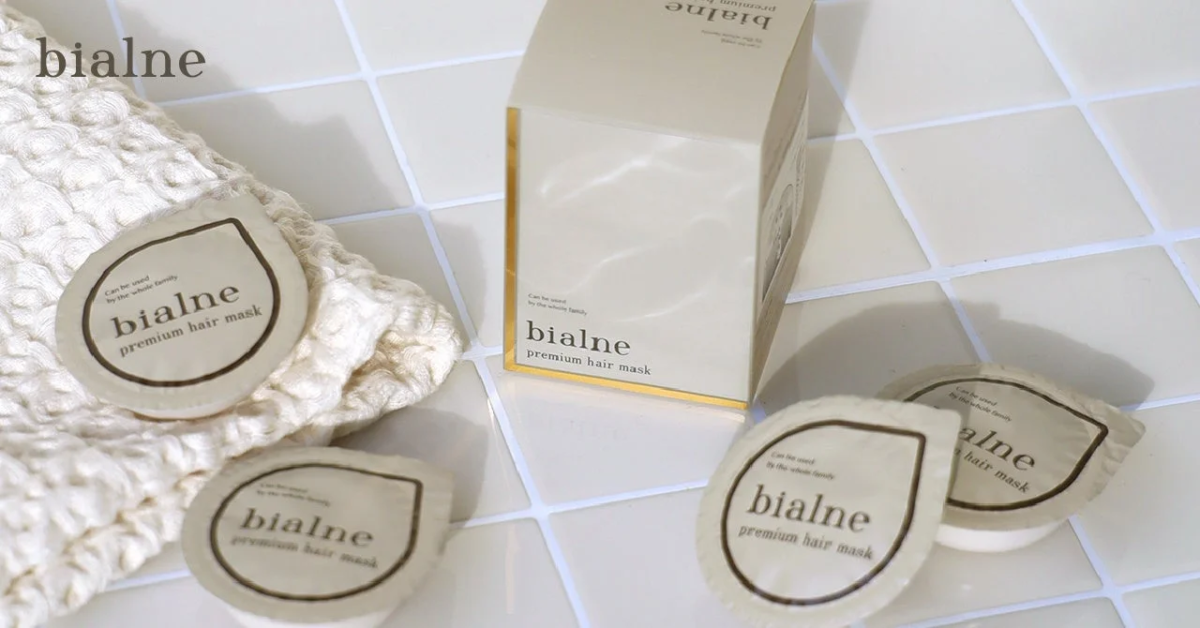 bialne プレミアムヘアマスク 使用イメージ