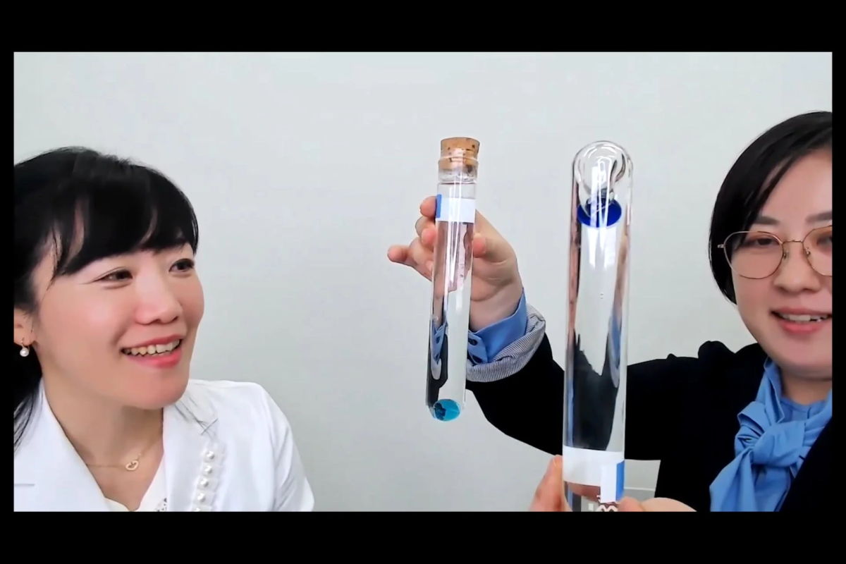 分子量による粘度差デモンストレーション