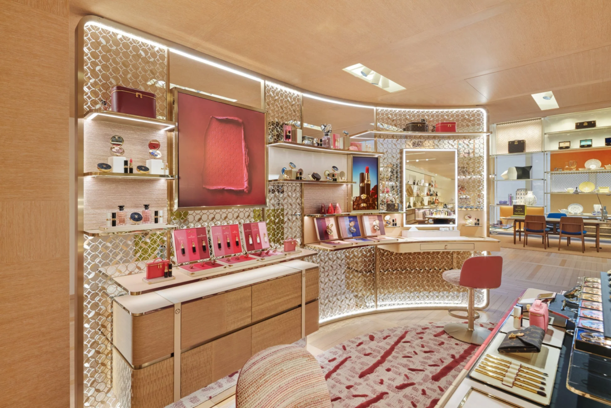 ルイ・ヴィトンの化粧品・香水売り場