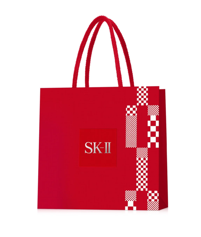 SK-IIの赤いショッピングバッグ