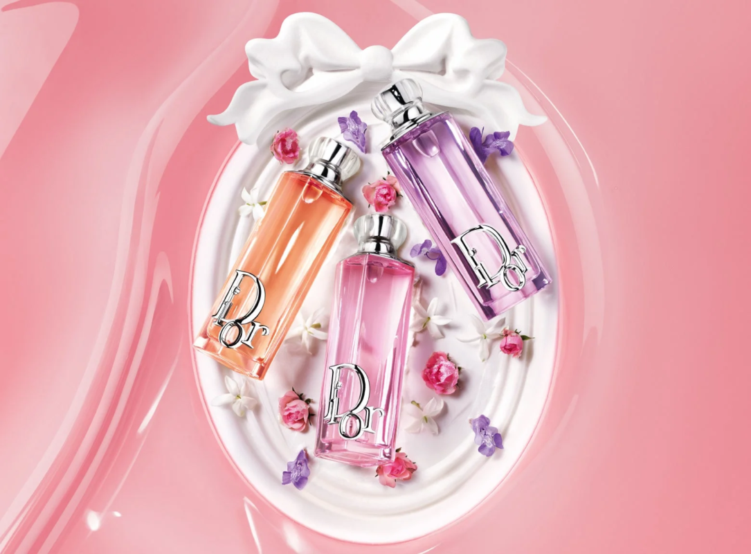 Diorの香水と花