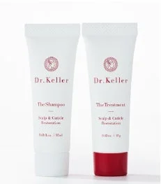 シャンプーとトリートメントのミニボトル