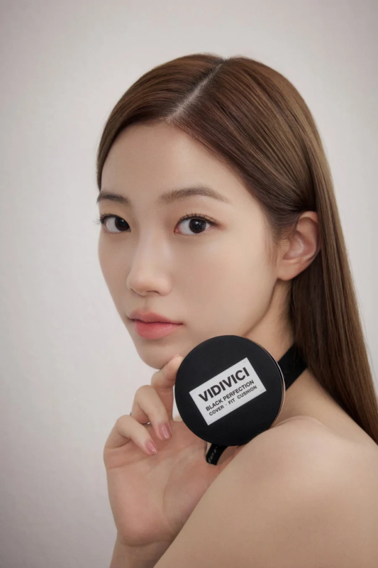VIDIVICIのブラックパーフェクションクッション