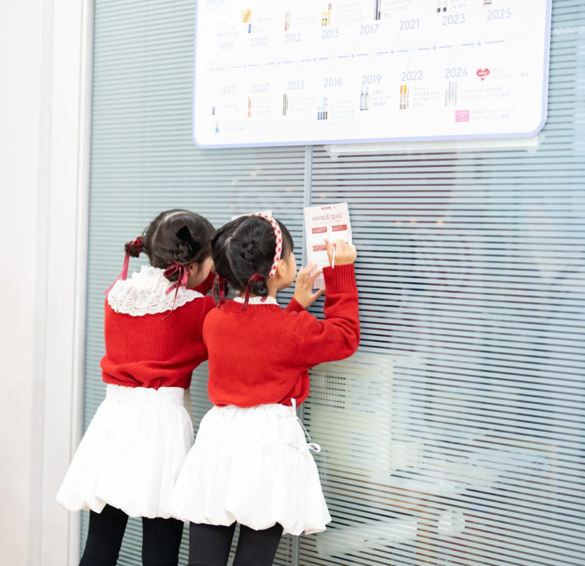 アヴァンセクイズに挑戦する子どもたち