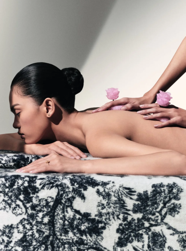 DIORスパのマッサージ