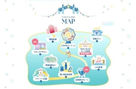 FANCL LANDのイベントマップ