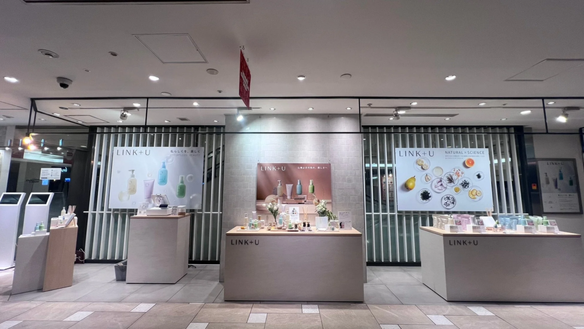 LINK+U ポップアップストアの様子