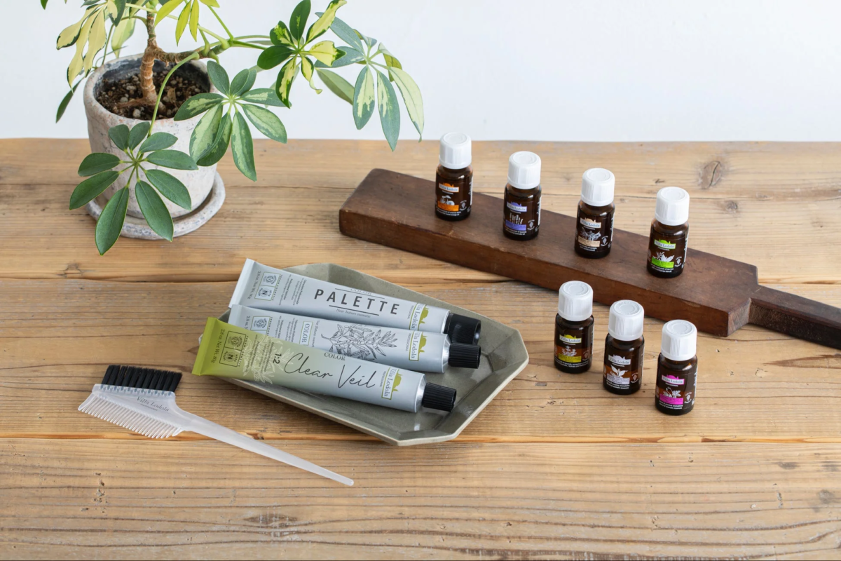 ヴィラロドラのヘアカラー剤と美容用品