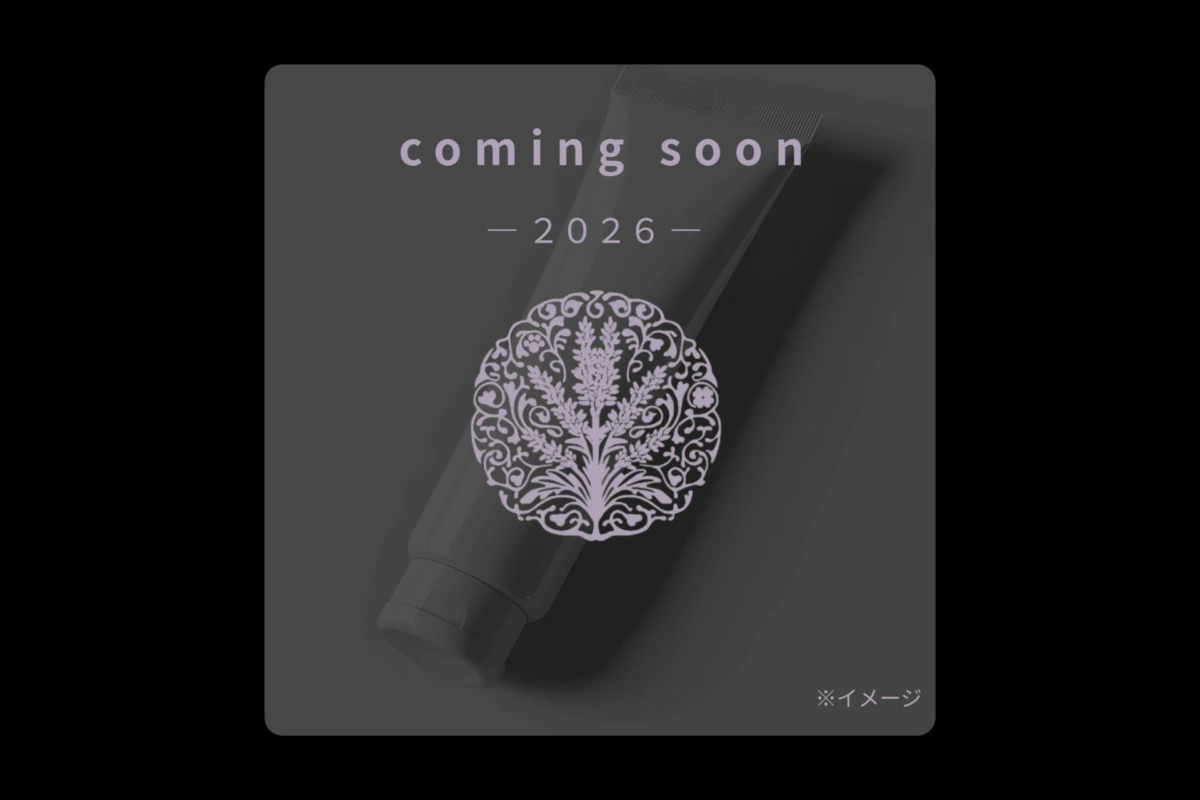 2026年に発売予定の製品の「coming soon」告知画像