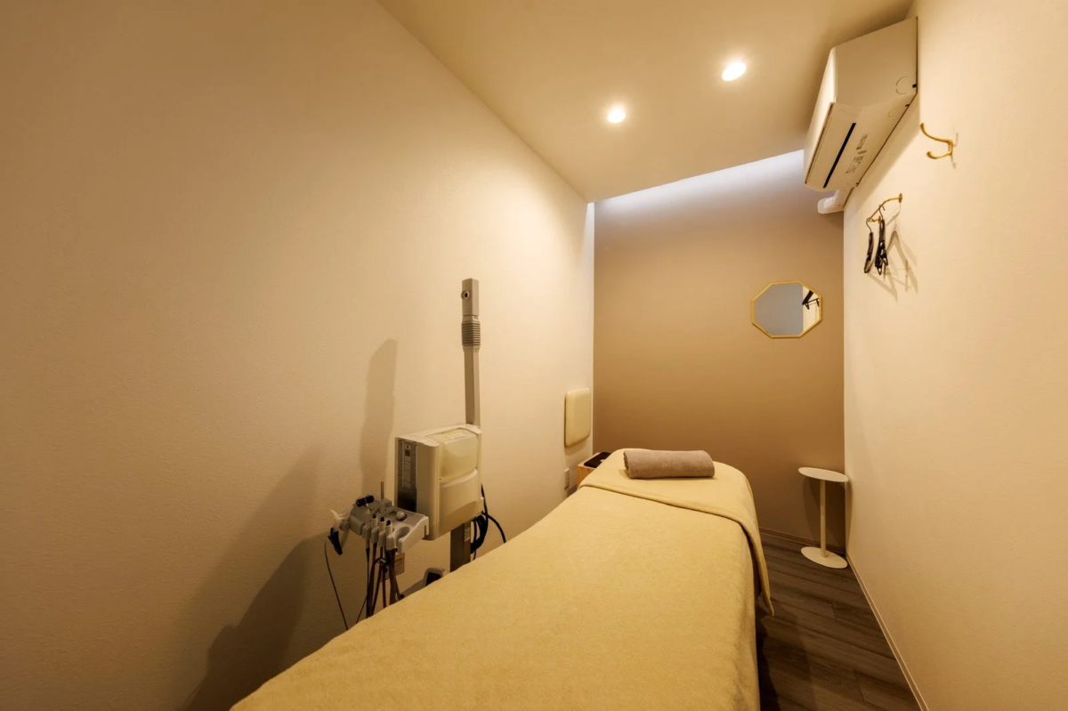 清潔感のある施術室