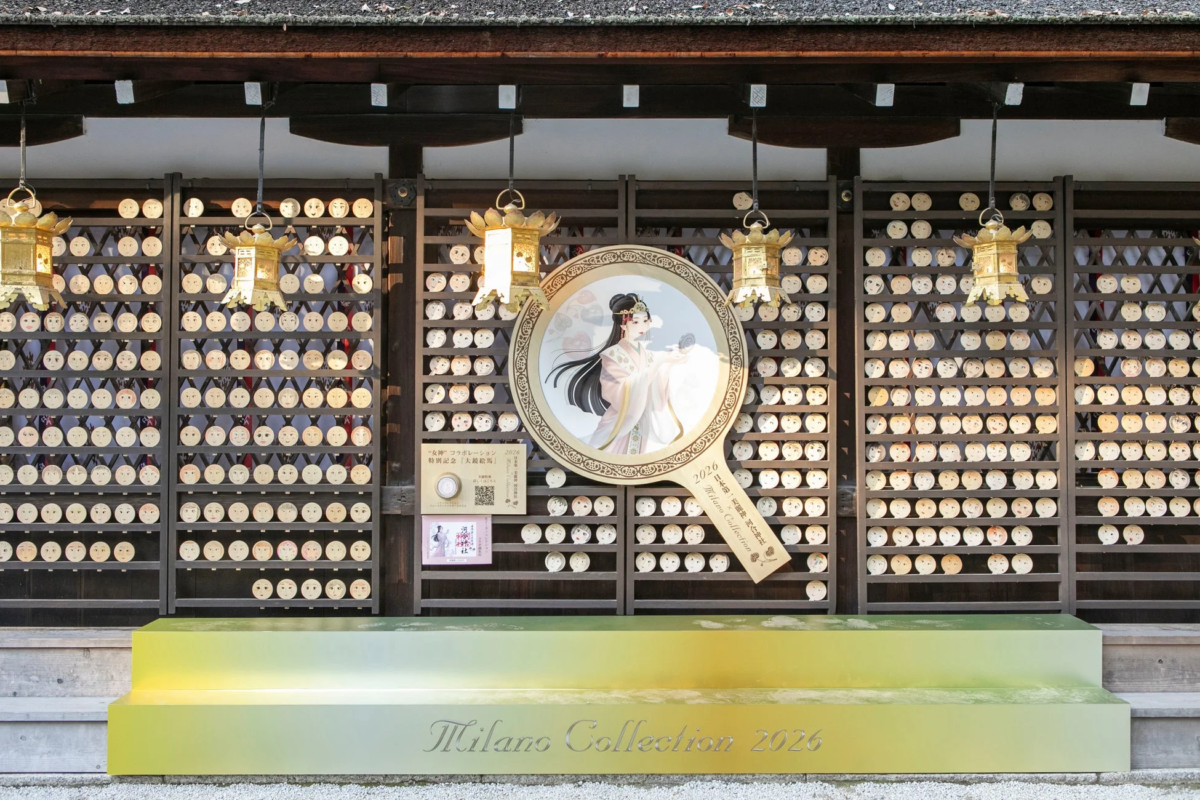 コラボレーション特別記念“大鏡絵馬”の展示