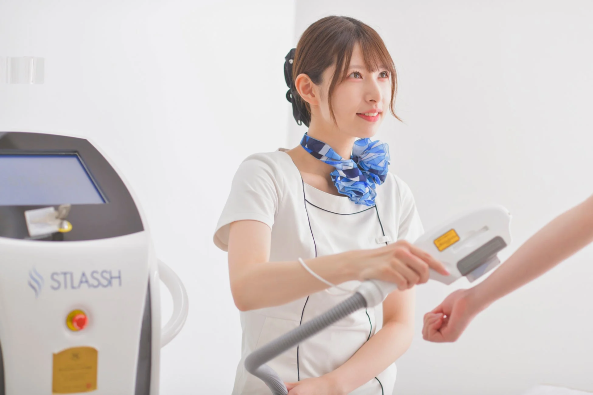 ストラッシュでの施術の様子