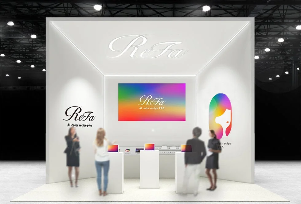 ReFa AI color recipe PROのCES 2026ブースイメージ