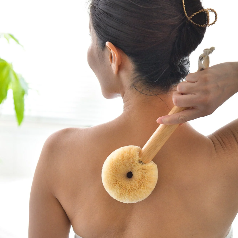 ボディたわし使用イメージ