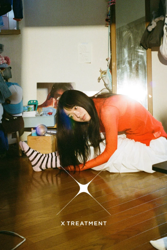 室内のポートレート