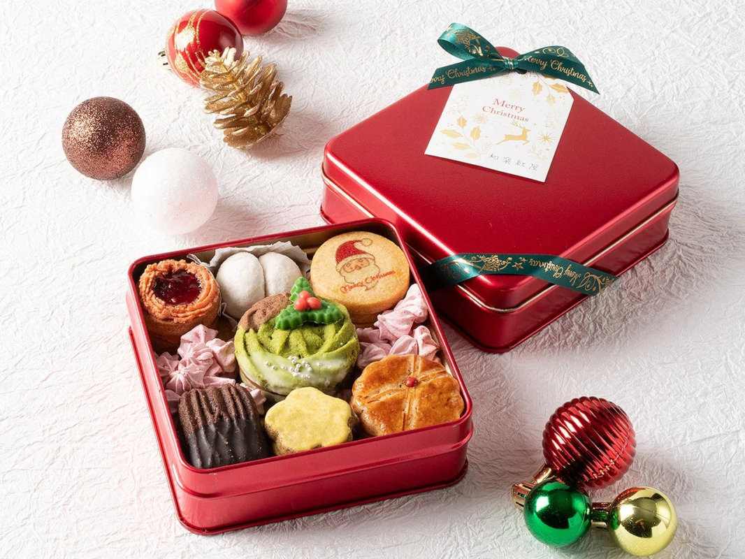 和楽紅屋 紅屋のクッキー缶 クリスマス
