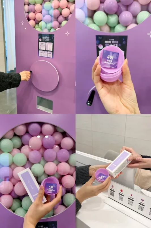 ガチャガチャの様子