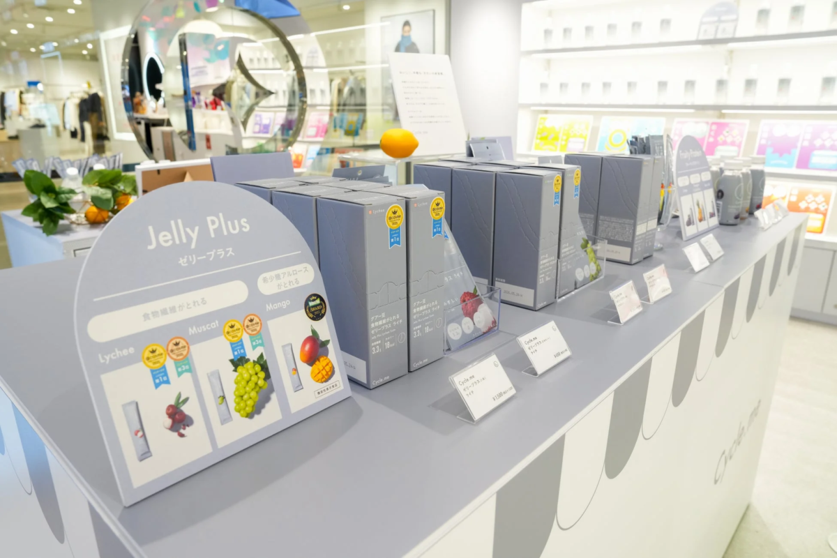 ゼリープラスの陳列