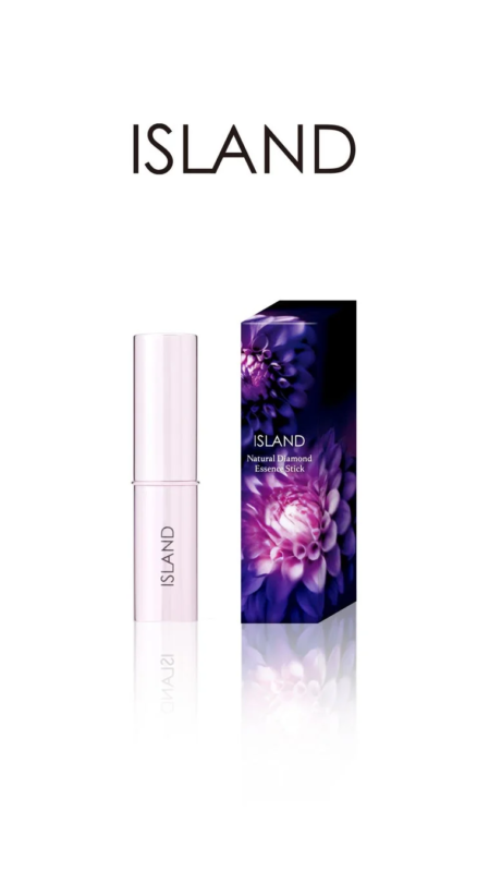 ISLANDのナチュラルダイヤモンドエッセンススティックの製品パッケージ