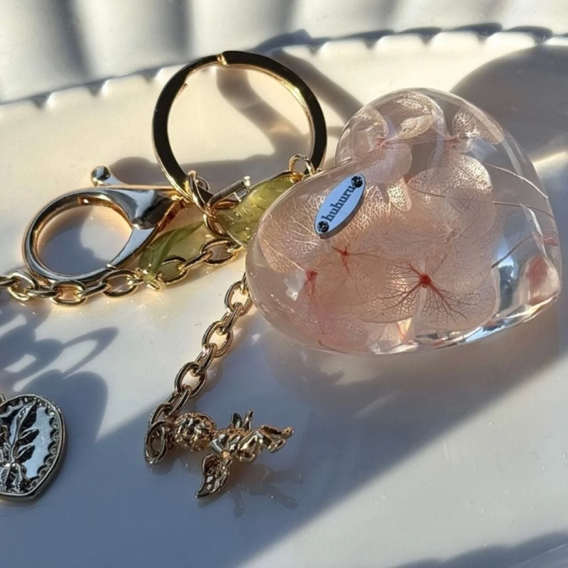 ハート型キーホルダー