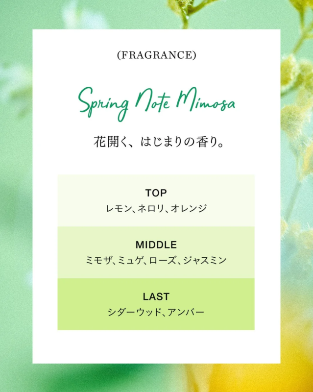 Spring Note Mimosa フレグランスノート