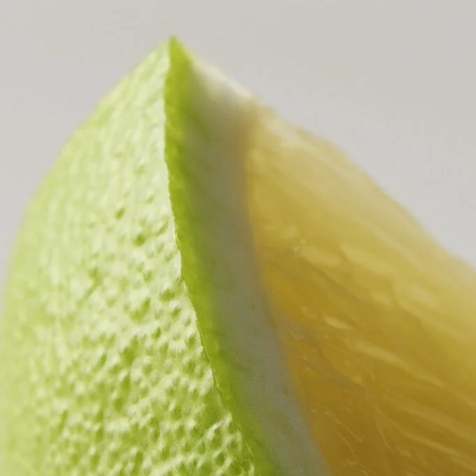 ライムのくし切り