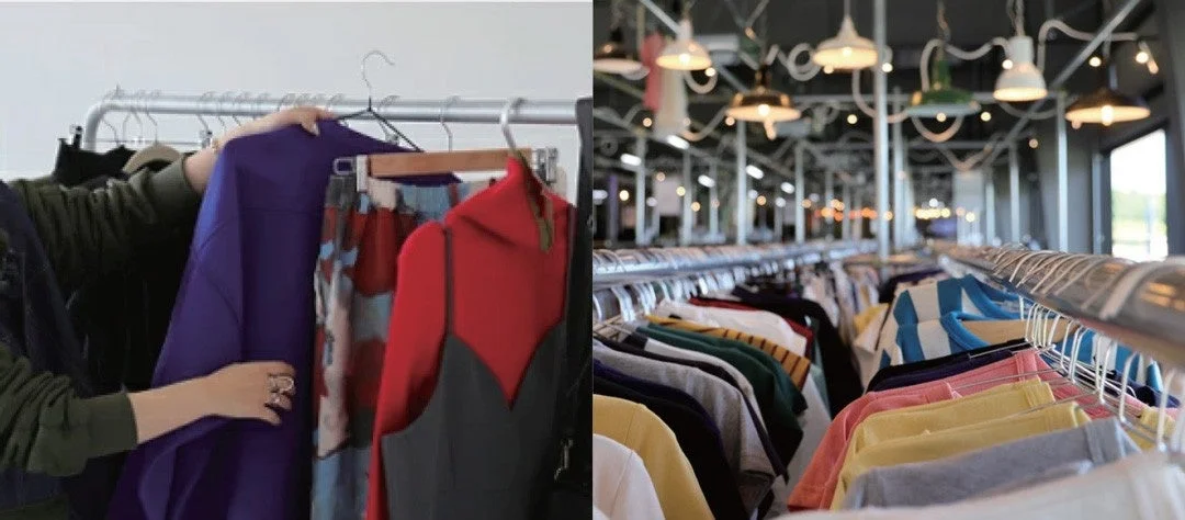 アパレルショップの店内