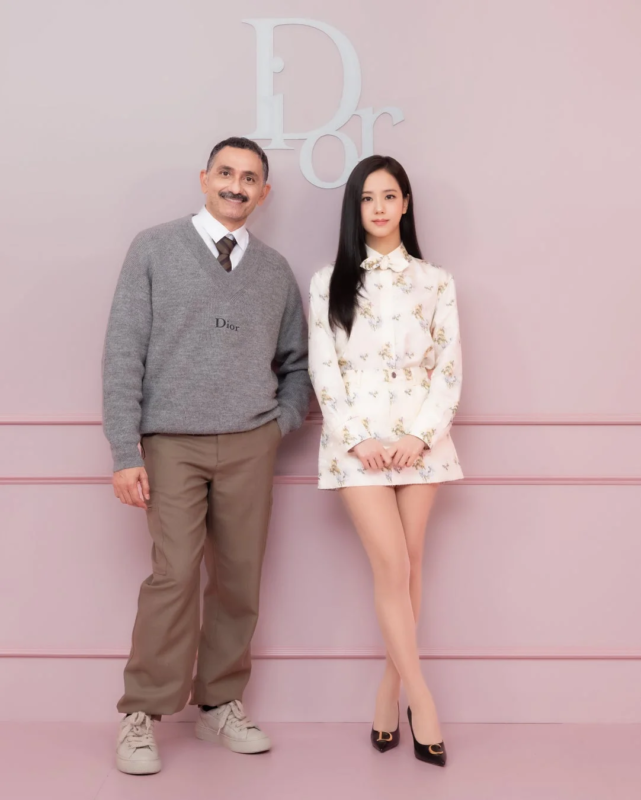 Dior Global Ambassador Jisoo at the event