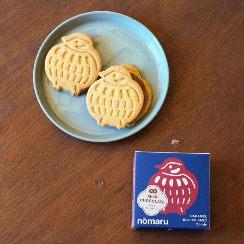 鳥の形をしたクッキー