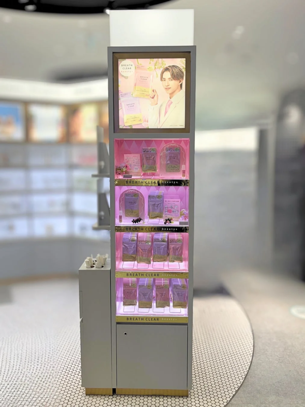BREATH CLEAR beauty+のディスプレイ