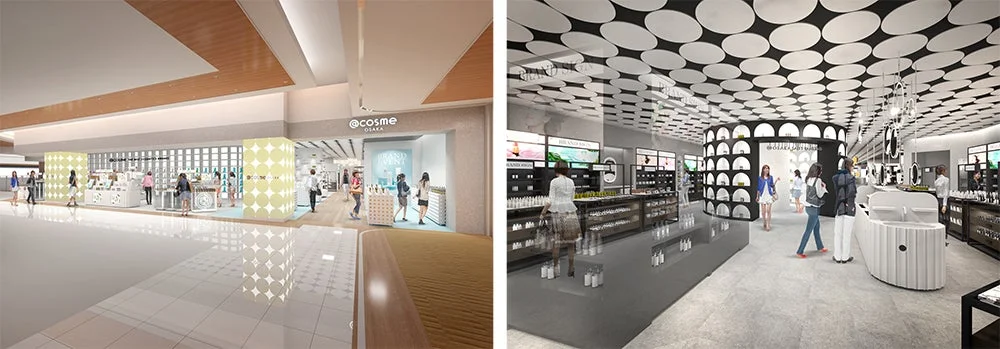 @cosme OSAKA店内