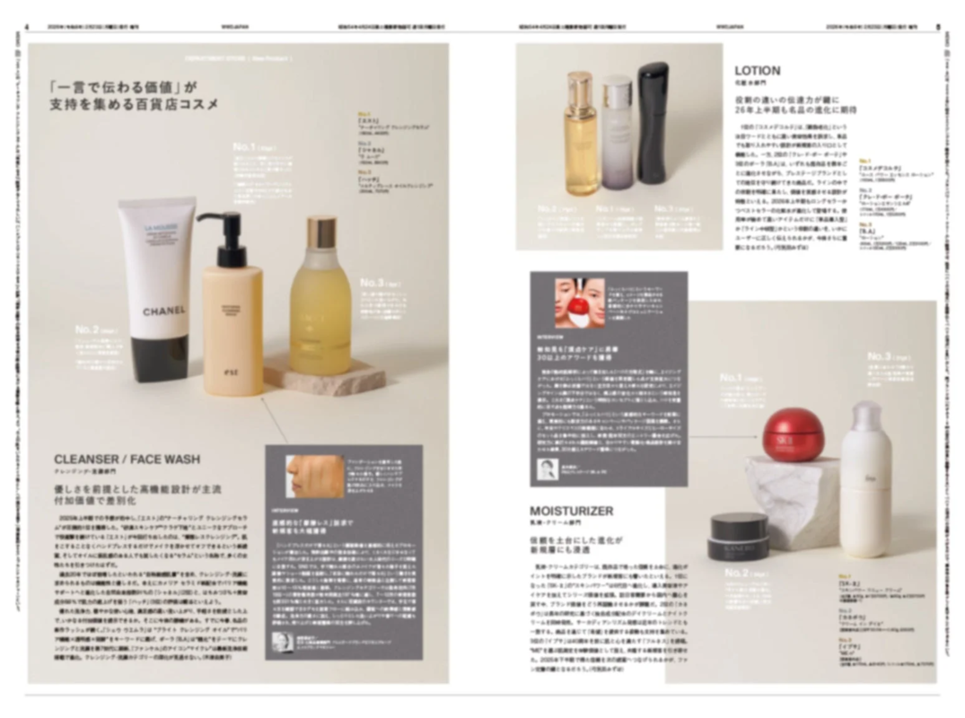 百貨店コスメのトレンドと人気製品ランキング