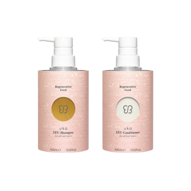 uka IZU Shampoo & Conditioner for all hair types サクラサク