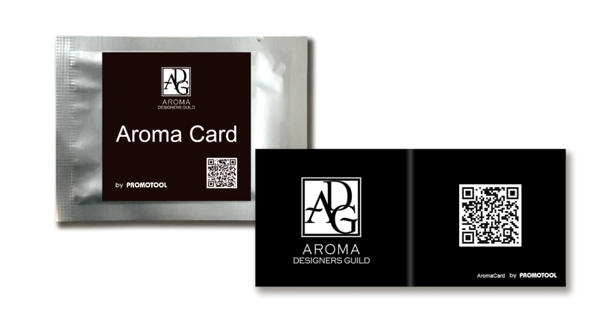 アロマカードとパッケージ