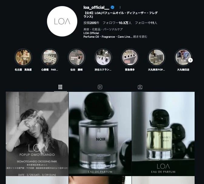 LOA公式Instagram