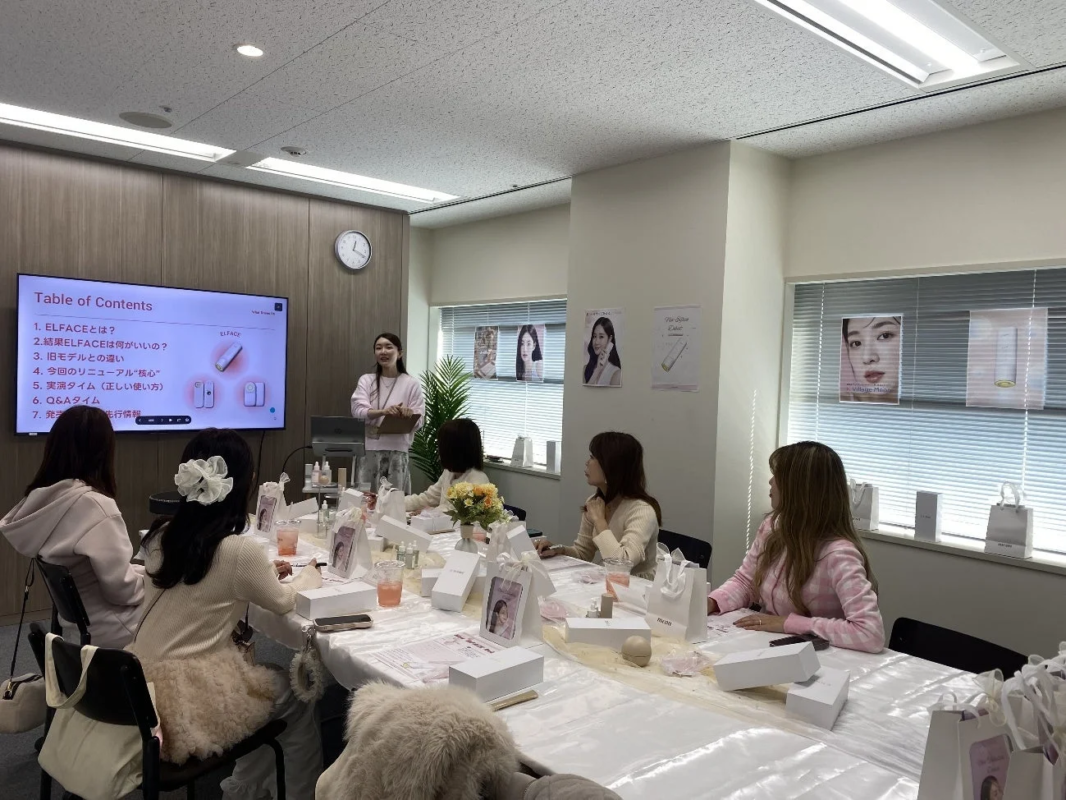 ELFACEのプレゼンテーション風景