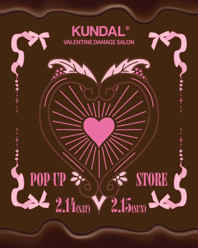 KUNDAL VALENTINE DAMAGE SALON POP-UP STORE