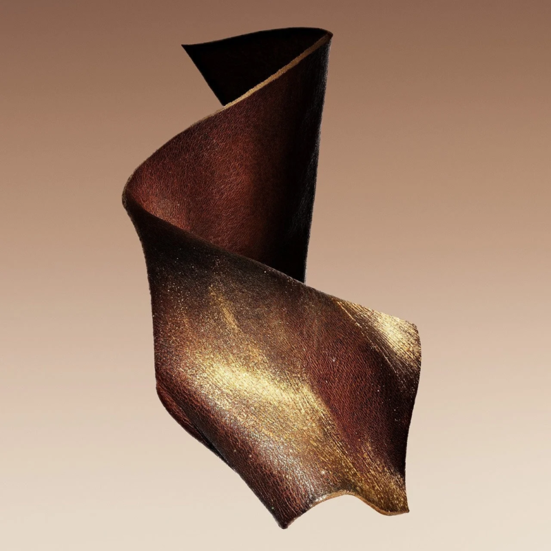 金色の光沢のある抽象的な素材