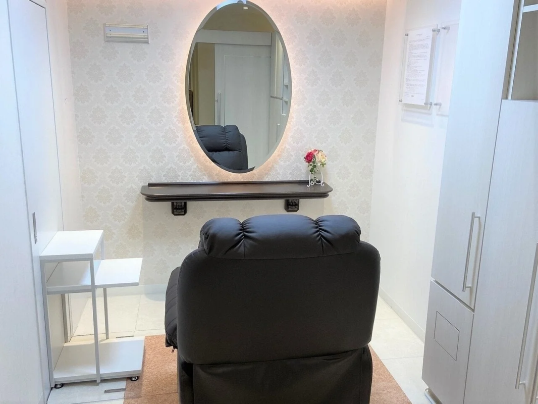 リラックスできる個室空間