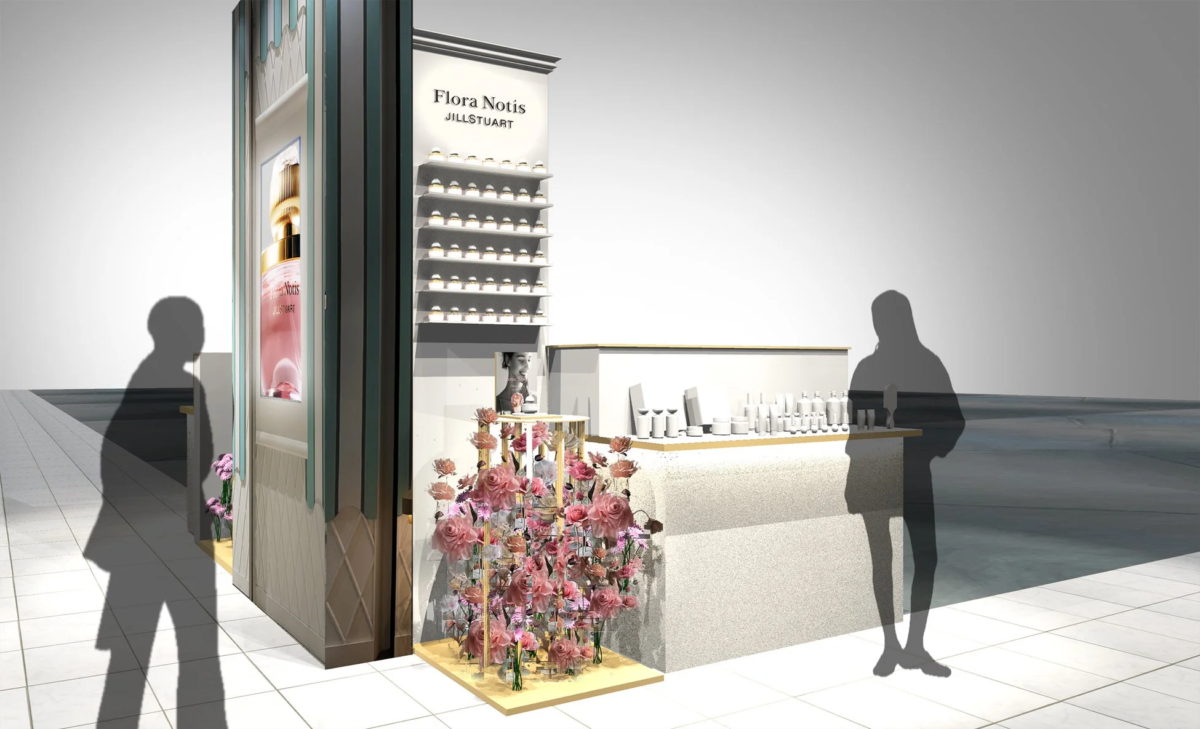 Flora Notis JILL STUART店舗ディスプレイ