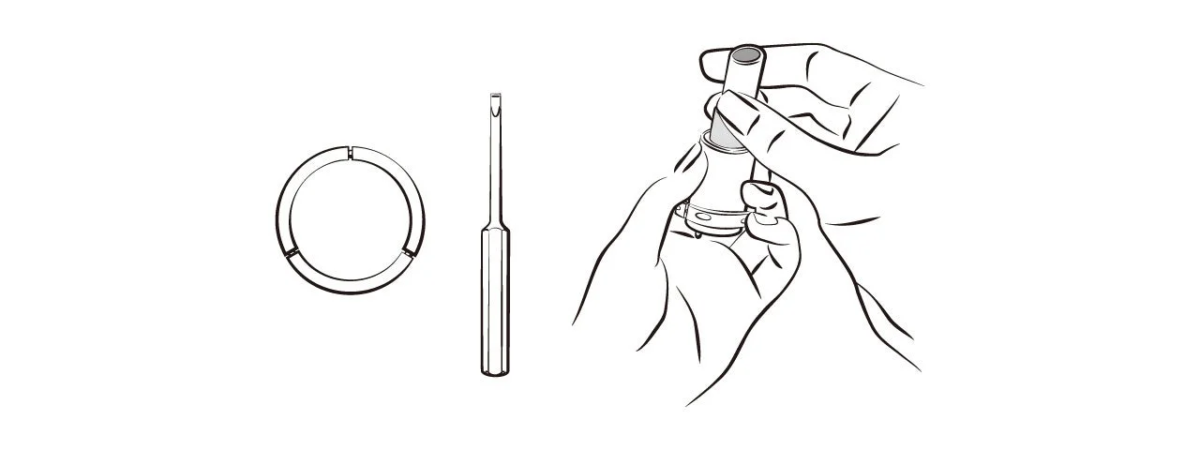 リップのレフィル交換システム