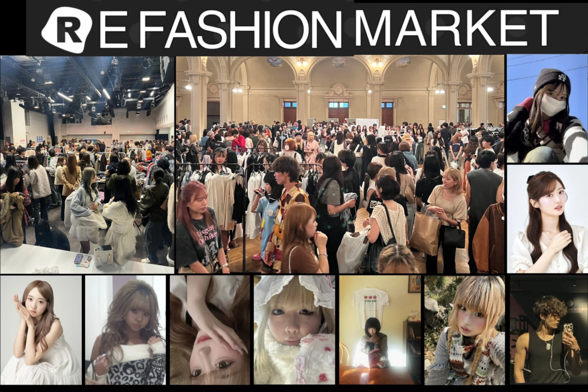 インフルエンサーが集結するRE FASHION MARKETの様子