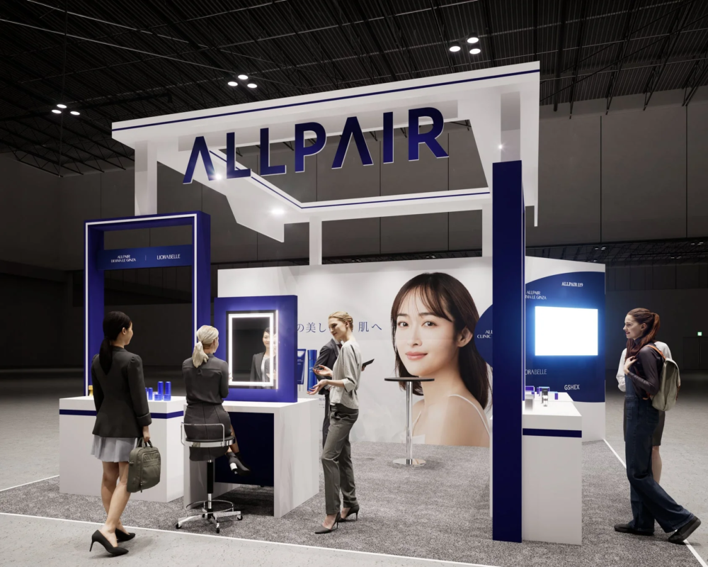 ALLPAIRの展示会ブース